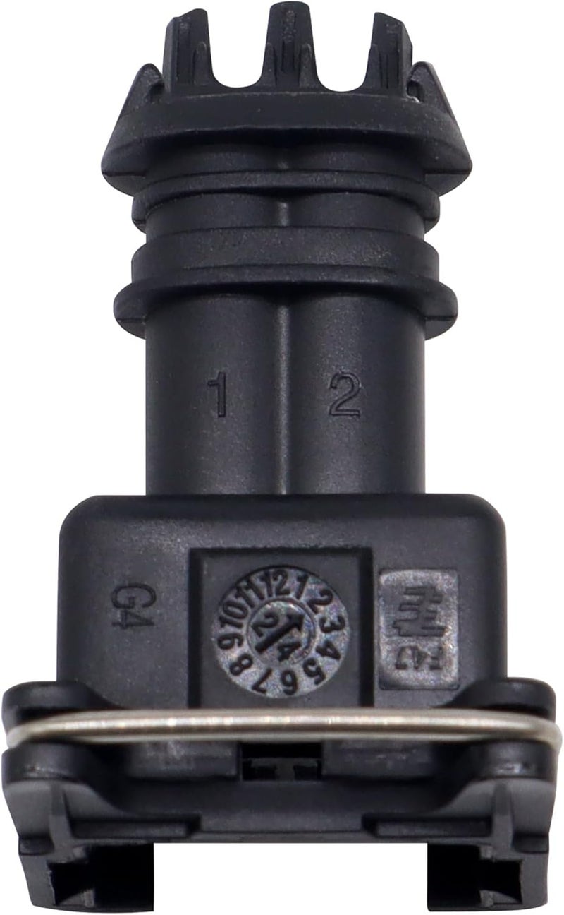 OXCANO 4 Sets Fuel Injector Connector EV1 Waterproof 2 Way Fuel Injector Wiring Harness Connectors Plug Pigtail Kit - Image 4